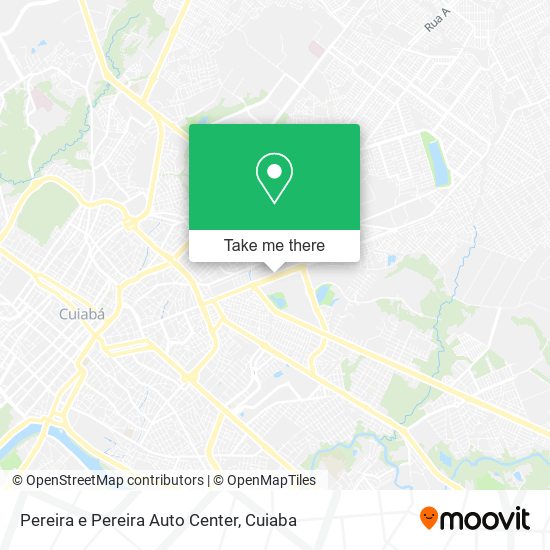 Mapa Pereira e Pereira Auto Center