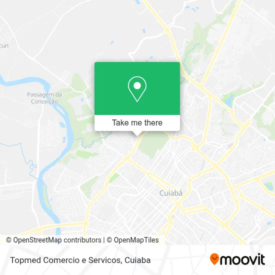 Topmed Comercio e Servicos map