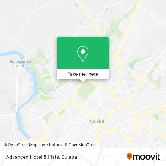 Advanced Hotel & Flats map