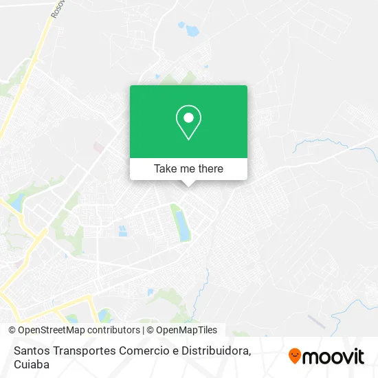 Santos Transportes Comercio e Distribuidora map