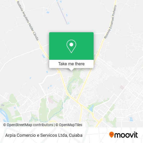 Mapa Arpia Comercio e Servicos Ltda