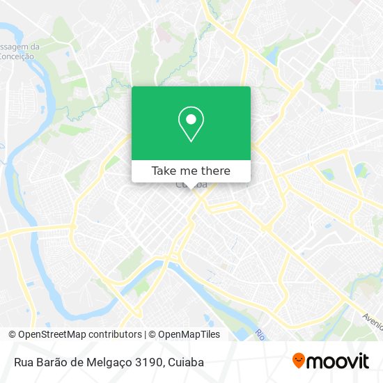 Mapa Rua Barão de Melgaço 3190