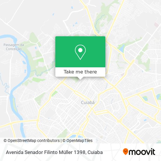 Avenida Senador Filinto Müller 1398 map