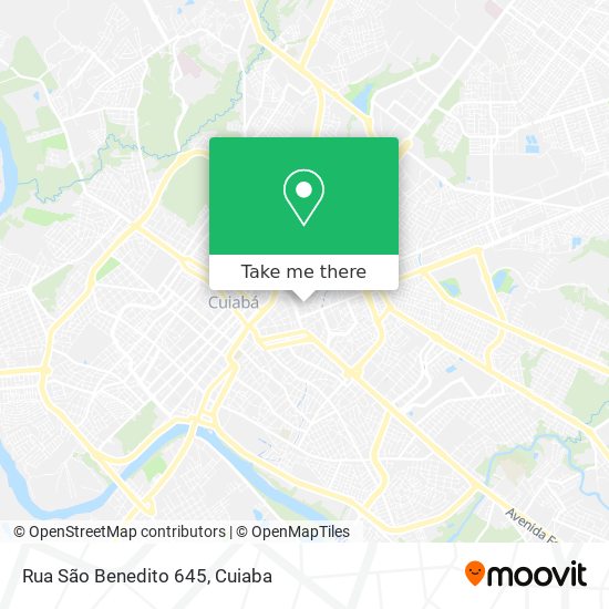 Rua São Benedito 645 map
