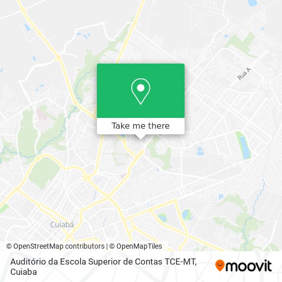 Auditório da Escola Superior de Contas TCE-MT map