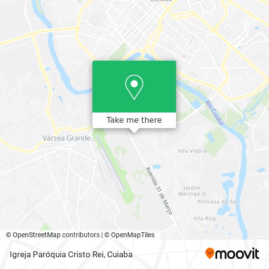 Igreja Paróquia Cristo Rei map