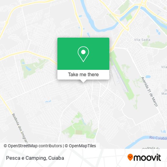 Mapa Pesca e Camping