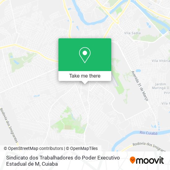 Sindicato dos Trabalhadores do Poder Executivo Estadual de M map