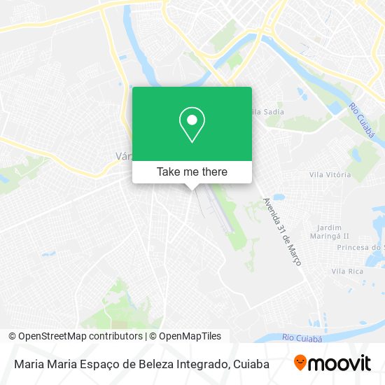 Mapa Maria Maria Espaço de Beleza Integrado