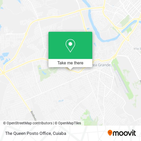 The Queen Posto Office map