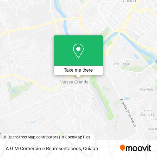 A G M Comercio e Representacoes map