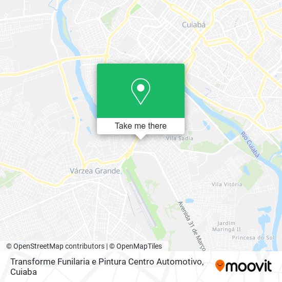 Transforme Funilaria e Pintura Centro Automotivo map
