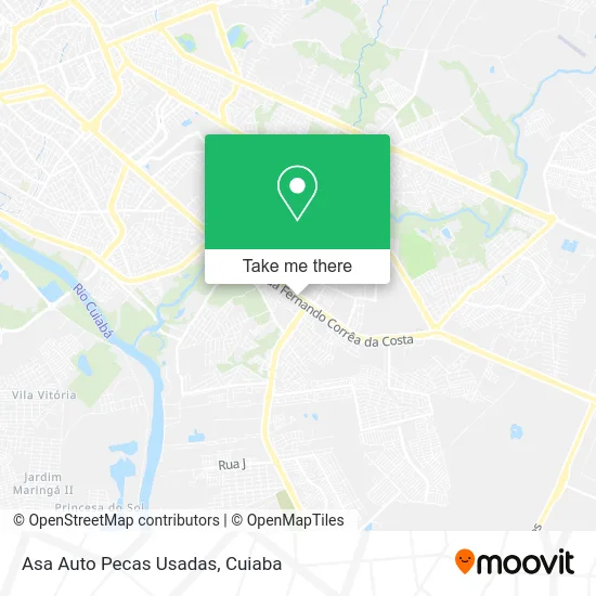 Asa Auto Pecas Usadas map