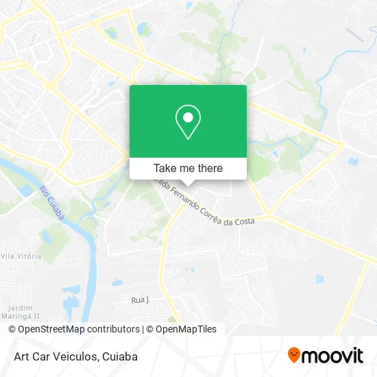 Art Car Veiculos map