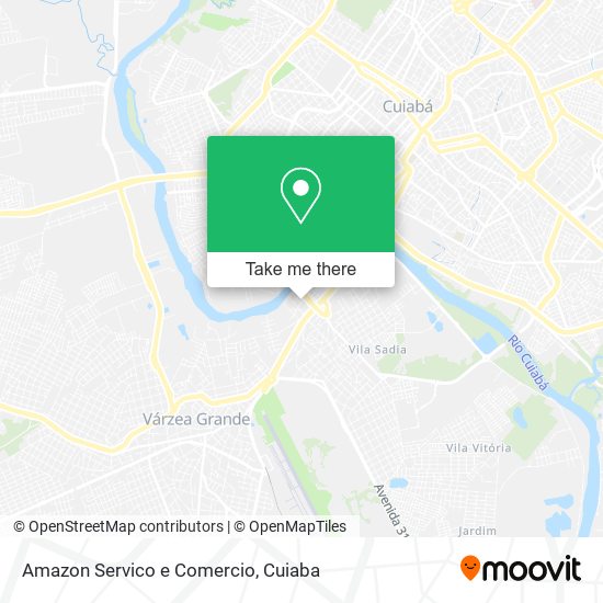 Amazon Servico e Comercio map