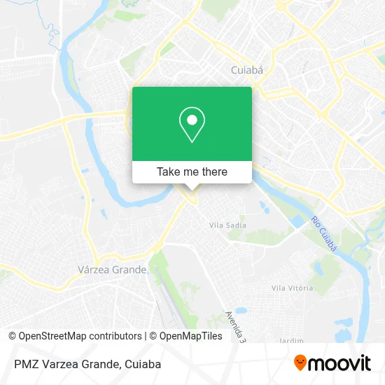 PMZ Varzea Grande map