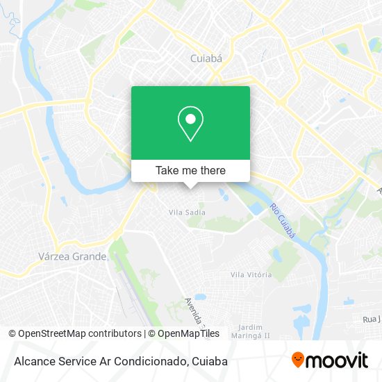 Alcance Service Ar Condicionado map