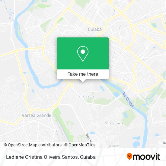 Lediane Cristina Oliveira Santos map