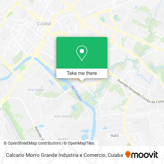 Calcario Morro Grande Industria e Comercio map