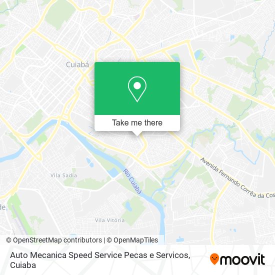 Mapa Auto Mecanica Speed Service Pecas e Servicos