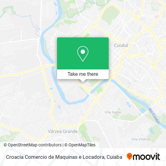 Croacia Comercio de Maquinas e Locadora map