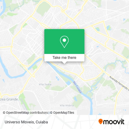 Universo Moveis map