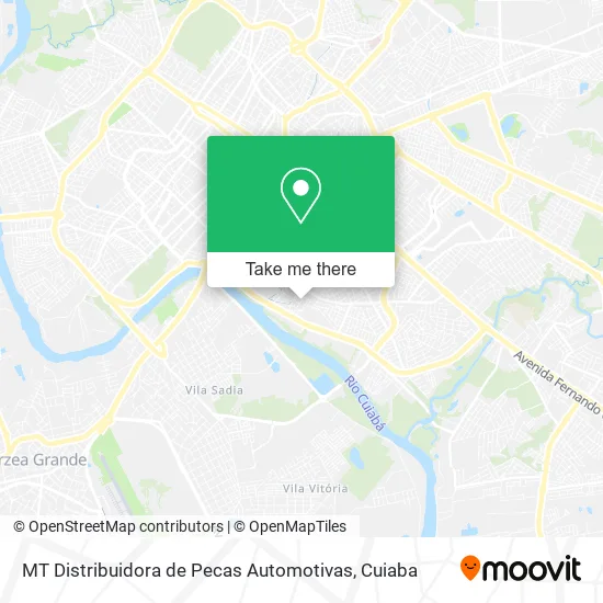 MT Distribuidora de Pecas Automotivas map