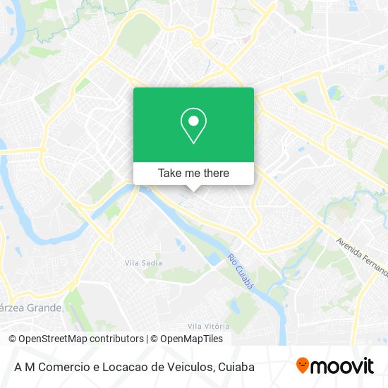 A M Comercio e Locacao de Veiculos map