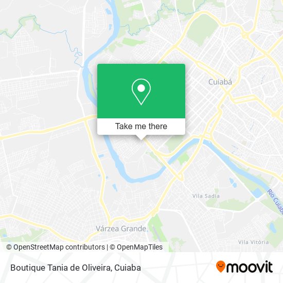 Mapa Boutique Tania de Oliveira
