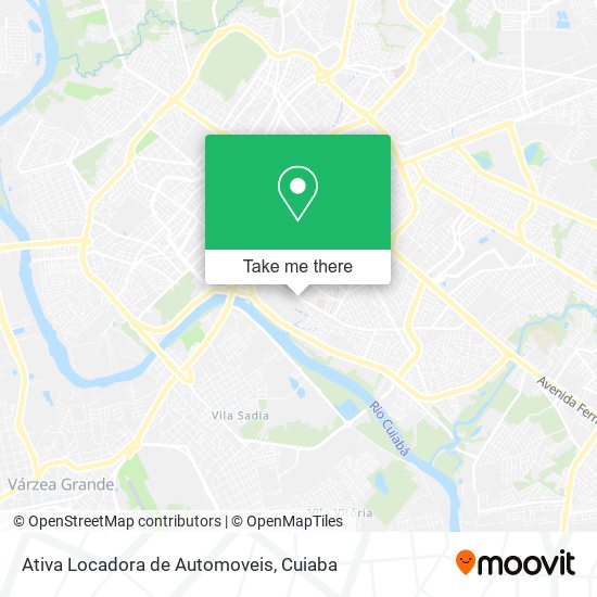 Ativa Locadora de Automoveis map