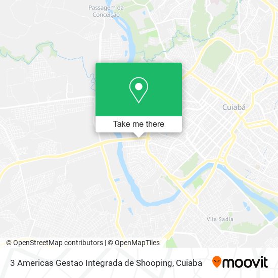 3 Americas Gestao Integrada de Shooping map