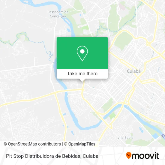 Pit Stop Distribuidora de Bebidas map