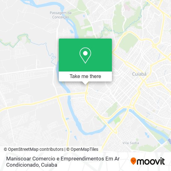 Mapa Maniscoar Comercio e Empreendimentos Em Ar Condicionado