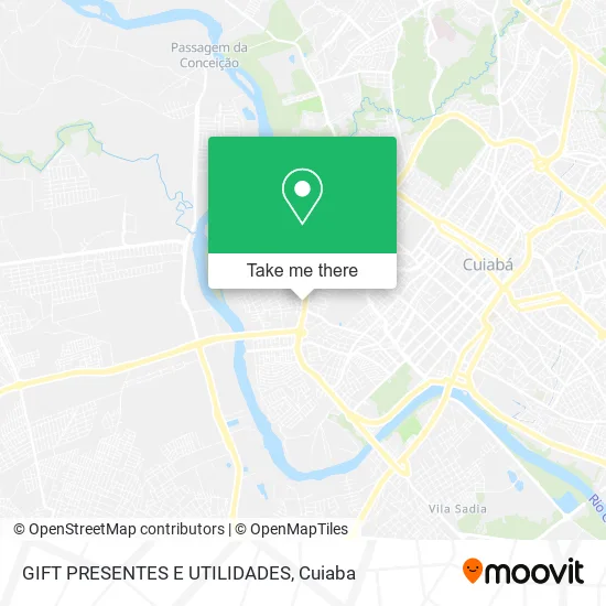 GIFT PRESENTES E UTILIDADES map