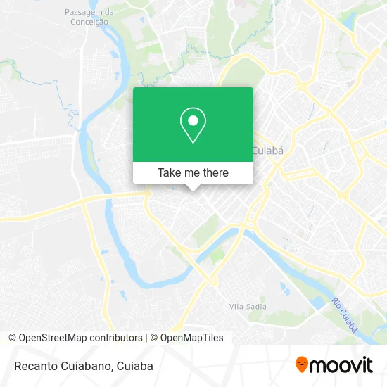 Recanto Cuiabano map