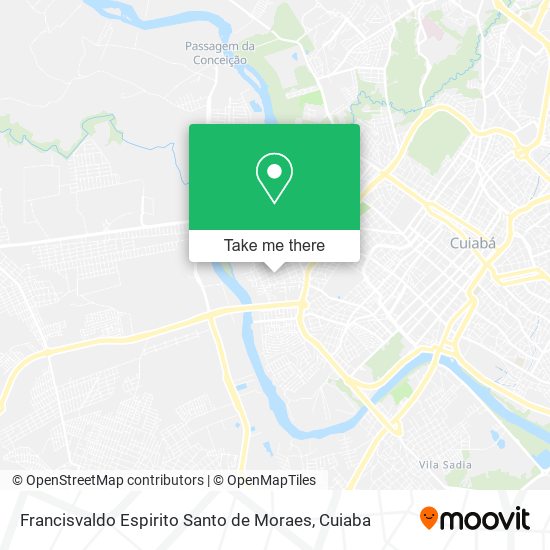 Mapa Francisvaldo Espirito Santo de Moraes