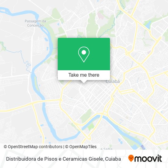Distribuidora de Pisos e Ceramicas Gisele map