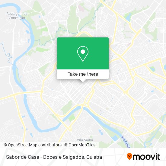 Sabor de Casa - Doces e Salgados map