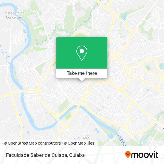 Faculdade Saber de Cuiaba map