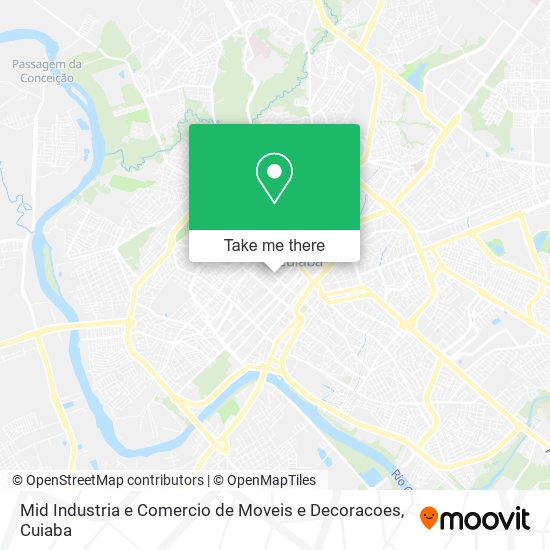 Mid Industria e Comercio de Moveis e Decoracoes map