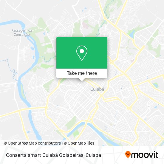 Mapa Conserta smart Cuiabá Goiabeiras