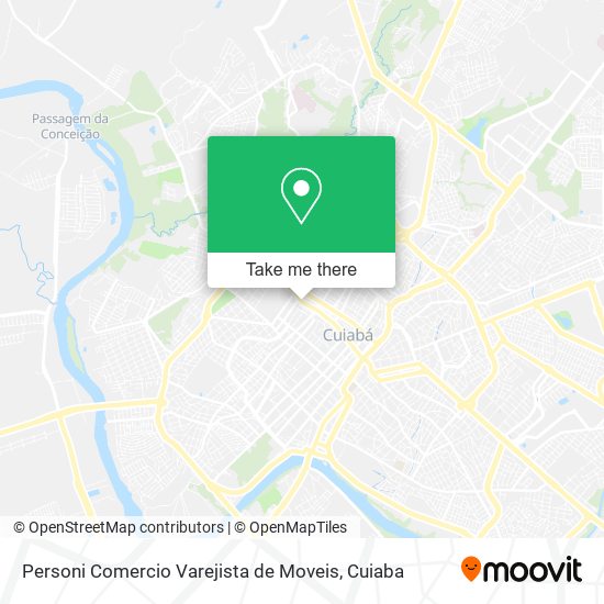 Mapa Personi Comercio Varejista de Moveis