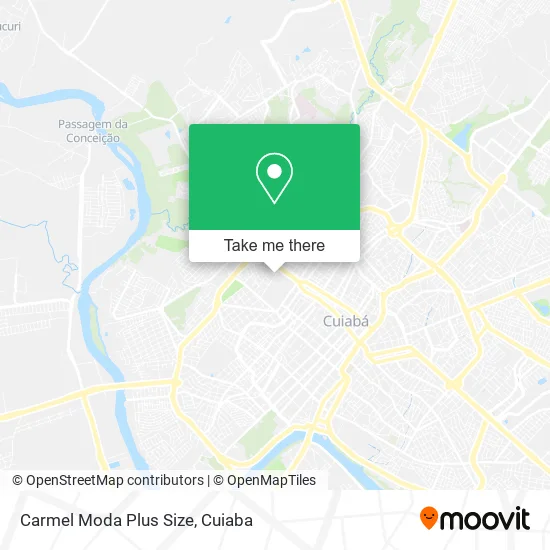 Carmel Moda Plus Size map