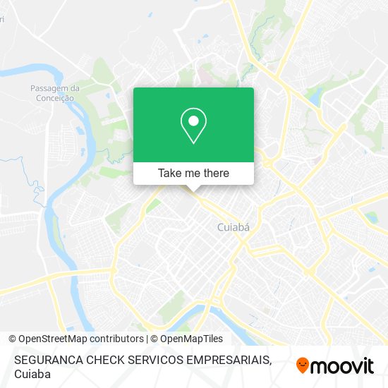 Mapa SEGURANCA CHECK SERVICOS EMPRESARIAIS