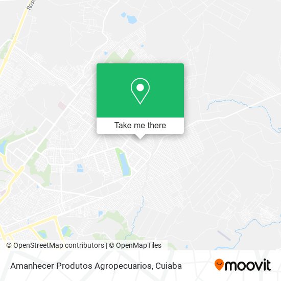 Amanhecer Produtos Agropecuarios map