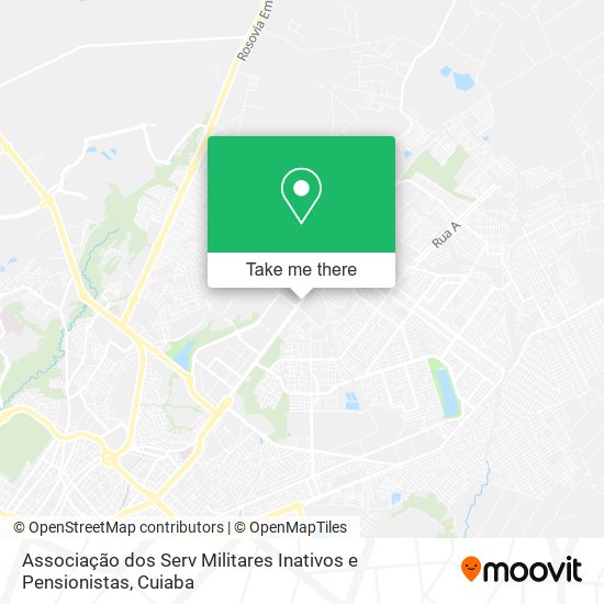 Associação dos Serv Militares Inativos e Pensionistas map