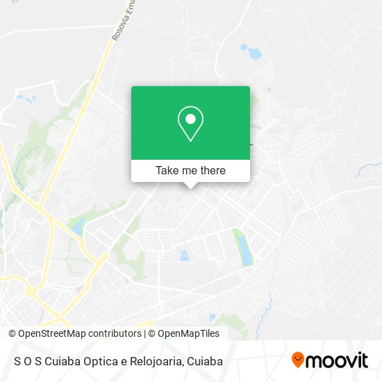 S O S Cuiaba Optica e Relojoaria map