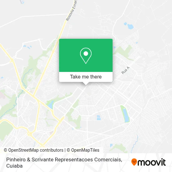 Pinheiro & Scrivante Representacoes Comerciais map