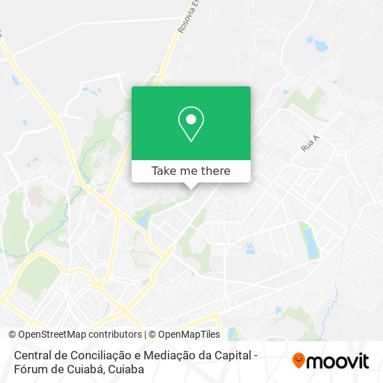 Central de Conciliação e Mediação da Capital - Fórum de Cuiabá map