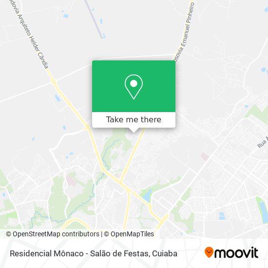 Residencial Mônaco - Salão de Festas map